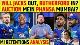 WILL JACKS OUT, RUTHERFORD IN AUCTION MEIN PHANSA MUMBAI | MI RETENTIONS ANALYSIS #mumbaiindians