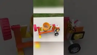 DIY Realistic Miniature Cement Mixer
