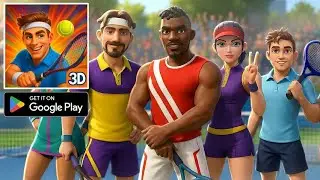 Tennis Hero - Multiplayer Game - Gameplay (Android)