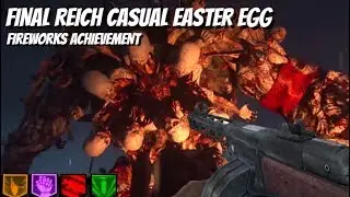 COD: WW2 ZOMBIES | THE FINAL REICH 'CASUAL' EASTER EGG GUIDE | FIREWORKS ACHIEVEMENT/TROPHY