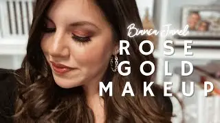 Rose Gold Holiday Makeup Tutorial 2020 | Bianca Janel