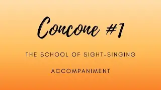 Concone #1 Accompaniment