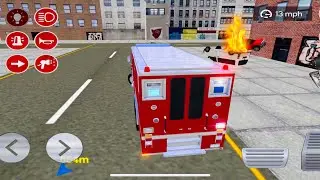 Real Fire Truck Driving Simulator 2022-Pro Fireman's Daily Job-Android/Ios Gameplay #11