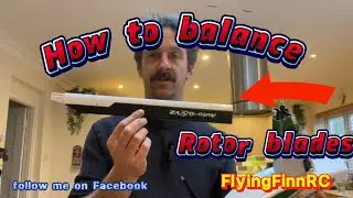 How to balance Rotor blades