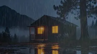 ⛈️ Rain and Thunder Sounds for Sleeping – Peaceful Night Rainfall for Deep Rest