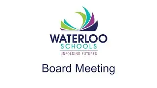 Waterloo Schools Board Meeting 10/27/2025