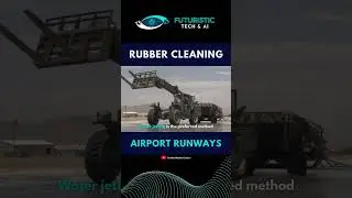 Taking Off Safely: Effective Methods for Rubber Removal from Airport Runways #shorts #short