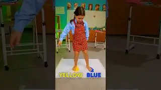 🦶 Mix Colors Using Your Feet In This Fun Art Game #learningthroughplay #shorts