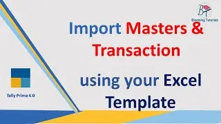 How to import stock items sales Voucher from excel to tally prime4.0 import data from excel to Tally
