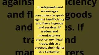 What is Consumer Protection Act 1986