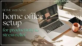 How To Enhance Your Home Office for Productivity & Stress Relief | Design Tip For Working At Home