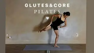 25 minutes glutes & core workout | hand weights / bala ring | mat pilates