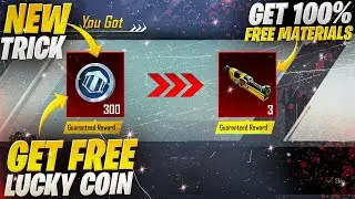 Get Free Materials For Everyone | Free Upgradable Skin | Lucky Coins Trick |PUBGM 
