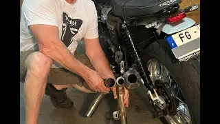 Fabrication de collecteurs &eacute;chappement gros d&eacute;bit sur mesure, pour moto.