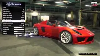 GTA V: Car Customization: Coil Voltic, Super (Lotus Elise, Tesla Roadster) HD