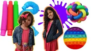 Kids Activities ,Pop it fidget Toys, My Dad bought off amazon