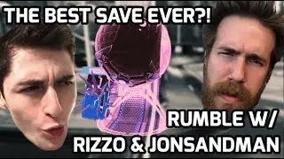 THE BEST SAVE IN ROCKET LEAGUE | Rumble w/ JonSandMan & Rizzo
