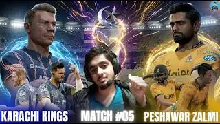 #05 💙Karachi Kings vs 💛Peshawar Zalmi -🏆PSL 2025 - Cricket 26 AfsarAKGamer #t20i  #t20  #cricket26