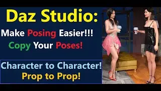 Daz Studio: Copy Your Poses!!!