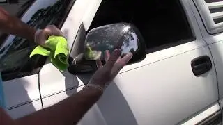 Using Flitz Buff Ball On Side View Mirror & Why