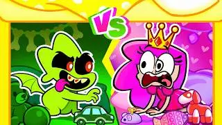 Malo vs Bueno 🧟 La Familia de Viv y Denny | Espa&ntilde;ol Divertido para Ni&ntilde;os