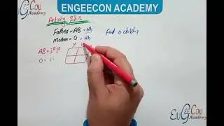 Lecture #18|| Activity 22.1|| Inheritance Chapter|| Engeecon Academy Biology Lectures 