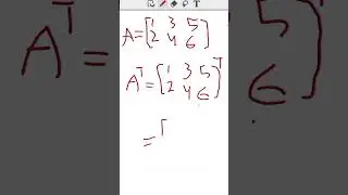 #transposematrix #alevelmaths #10thmath #adamjeecoaching #gpsir #meenglishcenter #matrixtheory