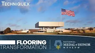 Metallic Epoxy Floor Coating National Medal of Honor Museum  | Techniquex