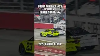 BUBBA WALLACE NOT HAPPY WITH DANIEL SUAREZ: MADHOUSE CLASH 2026