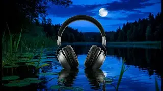 Ночное озеро и сверчки — 10‑часов. ASMR. Night Lake and Crickets - 10 hours