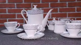 High quality bone china dinner set porcelain dinnerware