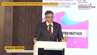 The Big Leap Of Connecting With Consumers Today | Keynote Address | Jayen Mehta, MD, Amul (GCMMF)
