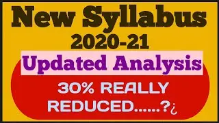 New syllabus of 12th class cbse board 2020-21 commerce/Reduced syllabus for Accounts /New Syllabus