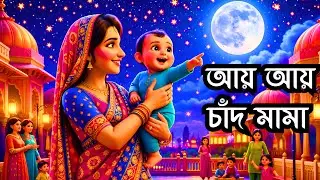 আয় আয় চাঁদ মামা  | Bangla Cartoon | বাংলা ছড়া | ay ay chand mama Rhyme | Kids Animation Bangla