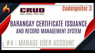 CodeIgniter 3   Create User Account Part 1
