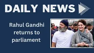 Rahul Gandhi returns to parliament after Indian court suspends defamation conviction