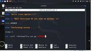 Linux Backup Script with Input