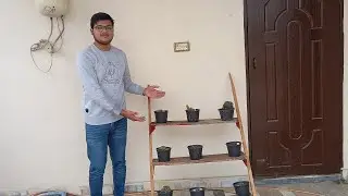 Creative stand from Waste Material for plants pots||DIY||Syed Ahmad Ali ...