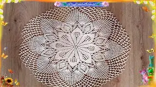 Serweta- Okrągły Bieżnik  70 cm Cz.3 #szydełkowanie #serwetka #tutorial  @mycrochetworld