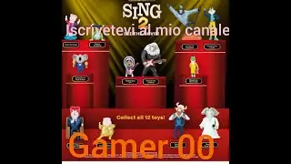 happy meal sorprese mc donalds sing 2 personaggi con cartone 3d