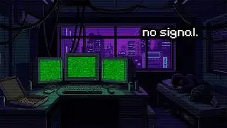 4:00 am system failure. 🔋 green static ambience