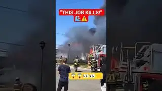 The Job Where People Walk Into Fire 🔥 | Dangerous Jobs#shorts