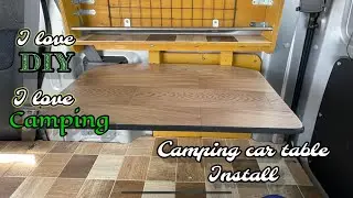 [camping car conversion]I did upgrade my camping car table #vanlife #campingcar #doityourself