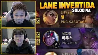 KURI E TITAN JOGARAM COM LANE INVERTIDA NA SOLOQ DO NA