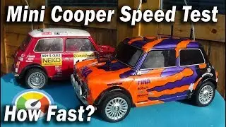 Tamiya Mini Cooper Speed Test & Run