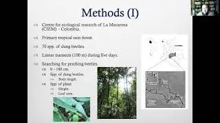 Jorge Noriega - Perching behavior by dung beetles (Coleoptera Scarabaeidae)