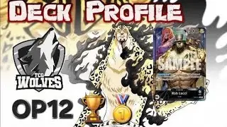 OP12 🏅🐆⚫️ Rob Lucci ⚫️ 🐆Deck Profile🏅Store Tournament Winner // One Piece TCG