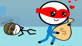 Attack Draw Line (WEEGOON) - Funny Stickman Brain Puzzle - All Levels 31-50 - Gameplay Walkthrough