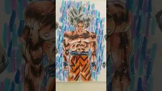 Como dibujaba antes VS ahora Goku ultra instinto parte 6 #dibujazos