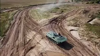 Klaudia & Mario , Panzer fahren in Brandenburg / Steinhöfel Panzer Fun Fahrschule Heyse